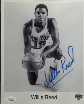 Willis Reed Autographed Knicks 8x10 Basketball Photo (JSA)