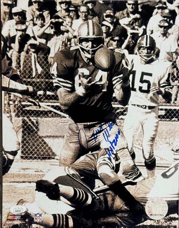 Dave Wilcox Autographed 11x14 49ers Football Photo (JSA)