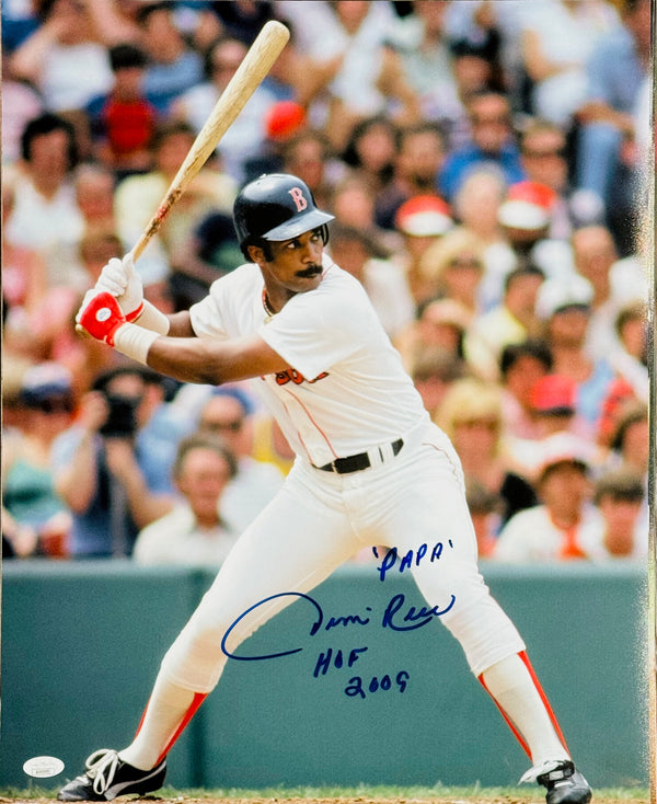 Jim Rice Autographed Red Sox 16x20 Baseball Photo (JSA)