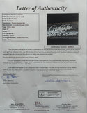 Derek Jeter Autographed Louisville Slugger P72 Black Bat 62/102 (JSA)