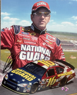 Greg Biffle Autographed 8x10 Racing Photo