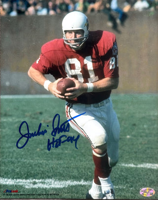 Jackie Smith Autographed 8x10 Football Photo