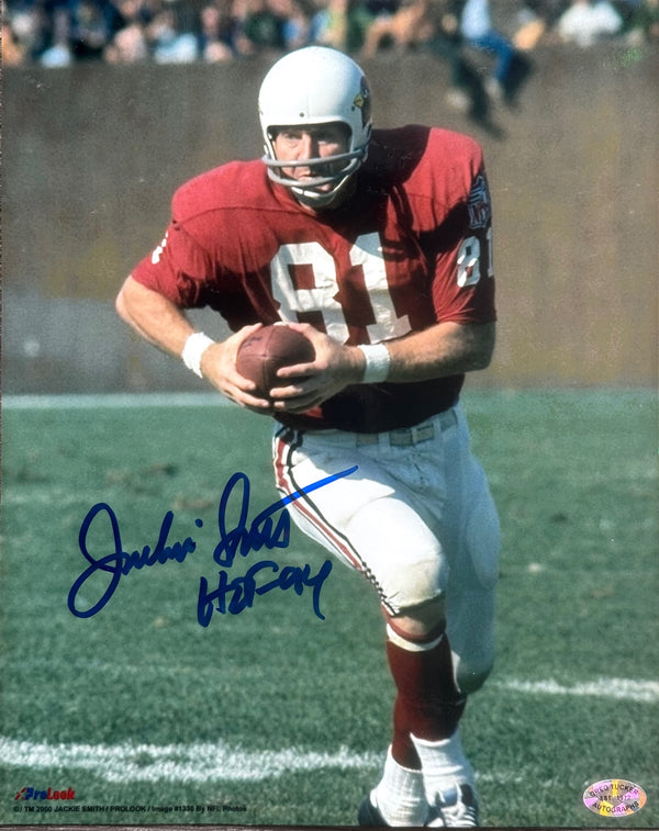 Jackie Smith Autographed 8x10 Football Photo