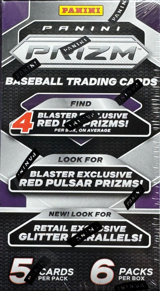 2025 Panini Prizm Baseball 6-Pack Hobby Blaster Box (Blaster Exclusive Red Ice Prizms!)