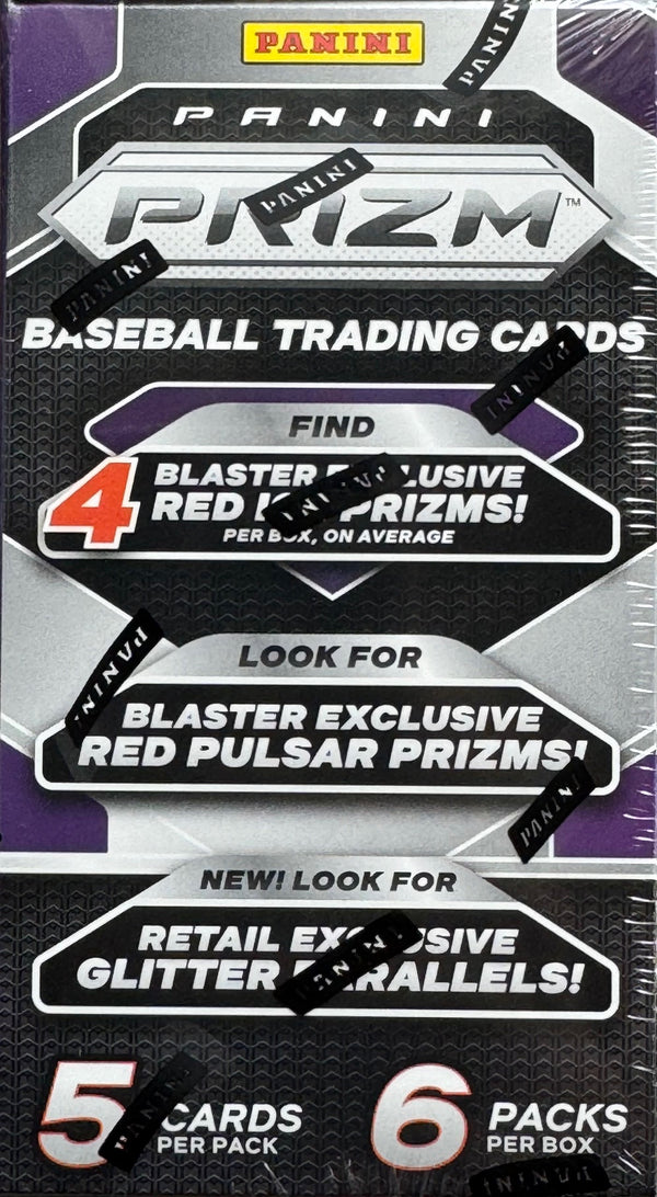 2025 Panini Prizm Baseball 6-Pack Hobby Blaster Box (Blaster Exclusive Red Ice Prizms!)