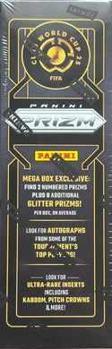 2025 Panini Prizm FIFA Club World Cup Soccer Mega Box