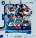 2025 Topps Chrome Baseball Logofractor Edition Box (2 Exclusive Logofractor Chrome Packs)