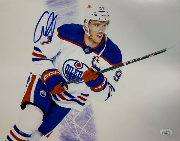 Connor McDavid Autographed 11x14 Hockey Photo (JSA)