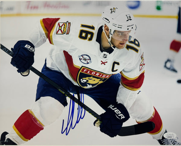 Aleksander Barkov Autographed 11x14 Hockey Photo (JSA)