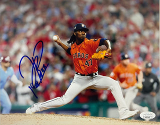 Rafael Montero Autographed 8x10 Baseball Photo (JSA)