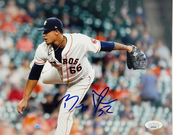 Bryan Abreu Autographed 8x10 Baseball Photo (JSA)