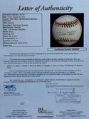 Willie Mays 70th Birthday Attendees Autographed Baseball (JSA)
