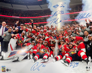 Florida Panthers Autographed Multi Signed Stanley Cup Champions 16x20 Photo