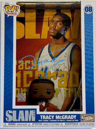 Tracy Mcgrady Signed Funko Slam Magazine Pop Orlando Magic NBA (Beckett)