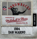 Dan Marino Signed Authentic Mitchell & Ness 1984 Throwback Legacy Jersey (JSA)