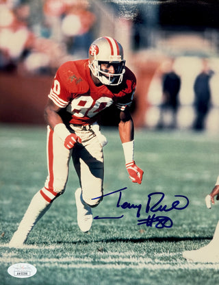 Jerry Rice Autographed 49ers 8x10 Photo (JSA)