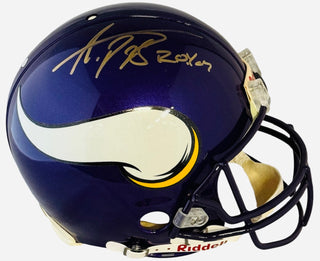 Adrian Peterson Autographed Vikings Authentic Full Size Helmet