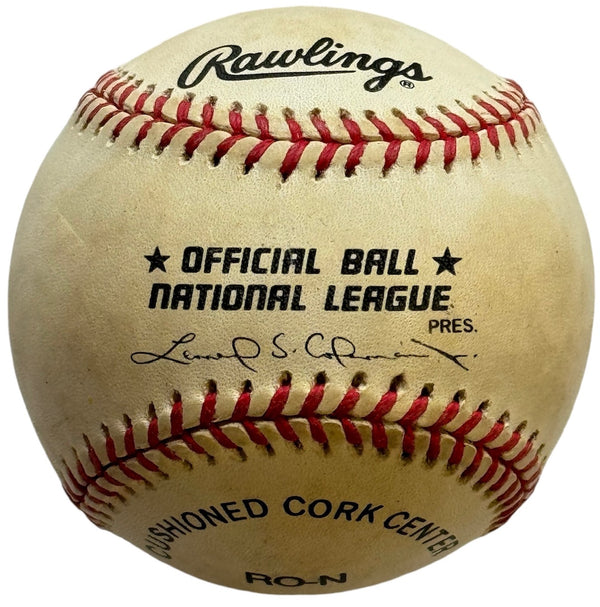 Livan Hernandez Autographed Official National League Baseball