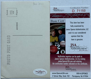 Paul Daffy Dean Autographed Black & White Photo Postcard (JSA)