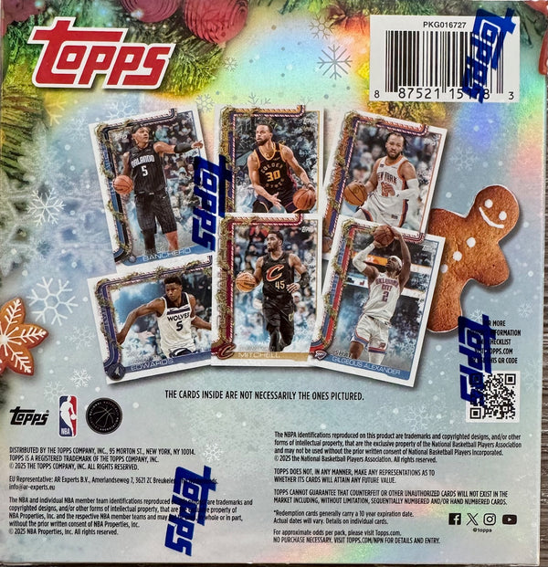 2025-26 Topps Holiday Basketball Mega Box