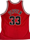 Scottie Pippen Autographed Bulls Authentic Champion Jersey (JSA)