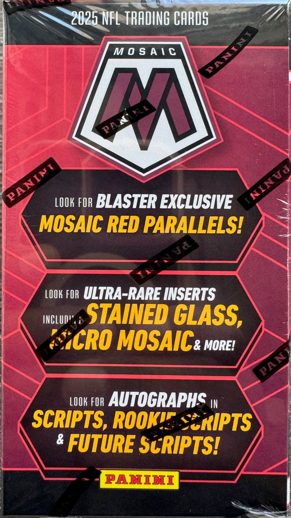 2025 Mosaic Football Hobby Blasters (Blaster Exclusive Red Parallels)