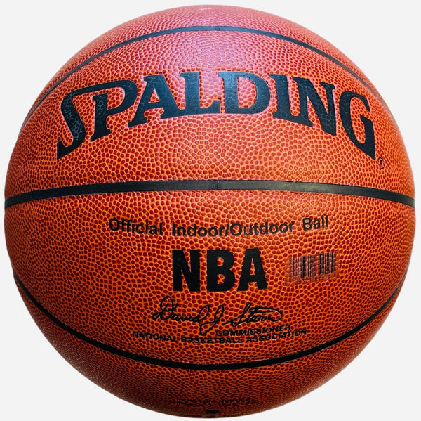 Red Auerbach Autographed Spalding Indoor/Outdoor Basketball (JSA)