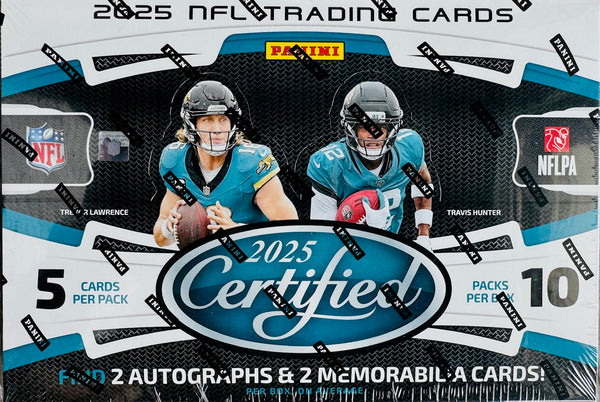 2025 Panini Certified Football Hobby Box