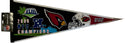 Edgerrin James Autographed 2008 NFC Champions Arizona Cardinals Pennant