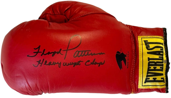 Floyd Patterson Autographed Everlast Boxing Glove (JSA)