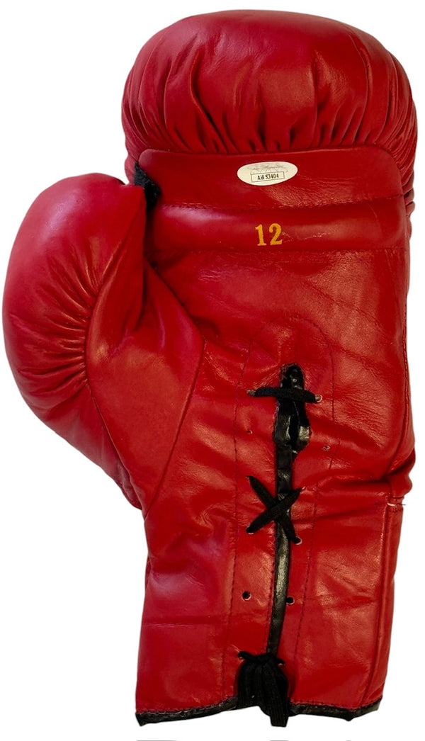 Kid Gavilán Autographed Red Everlast Right Boxing Glove (JSA)