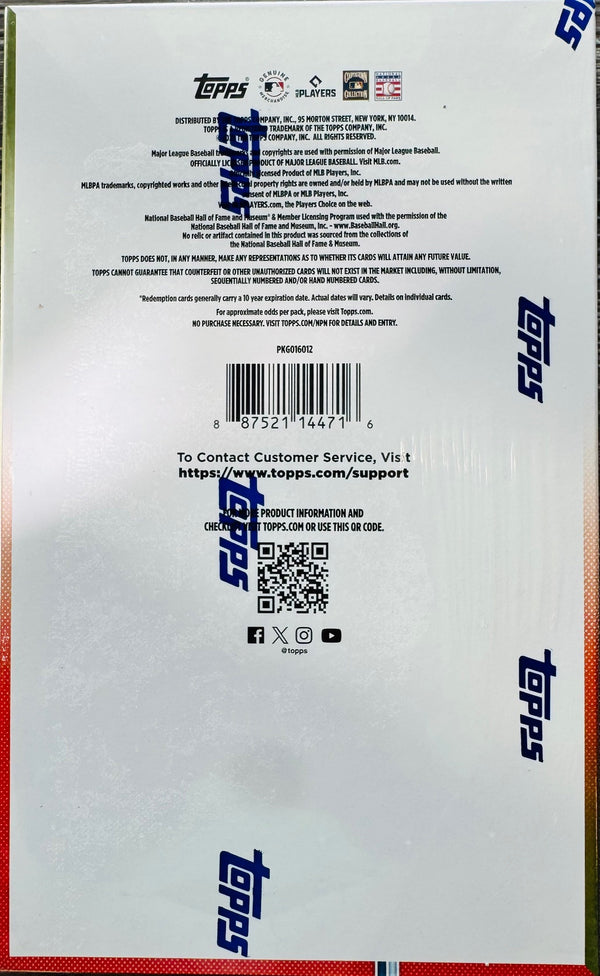 2025 Topps Update Series Baseball Hobby Box