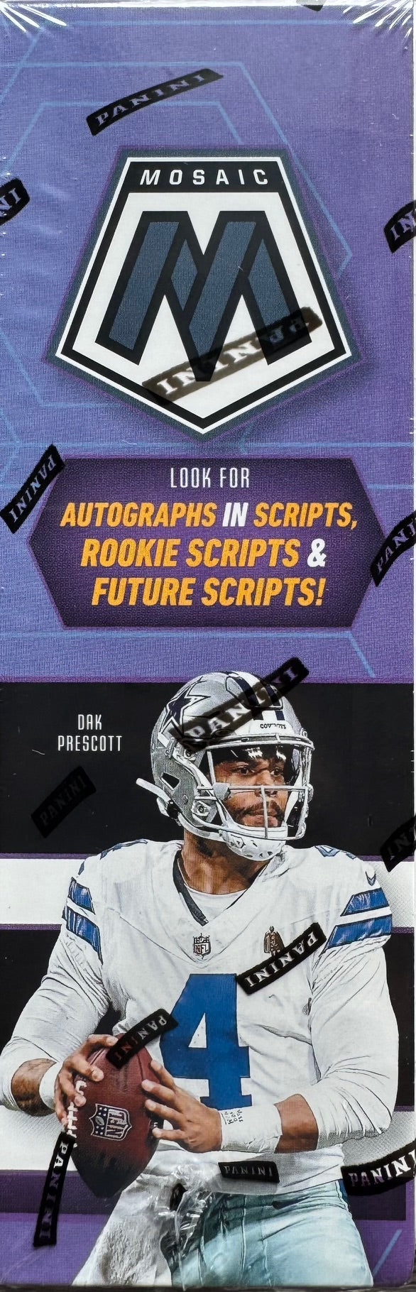 2025 Panini Mosaic Football Hobby Mega Box (Ultra Rare Stained Glass Micro Mosaic)