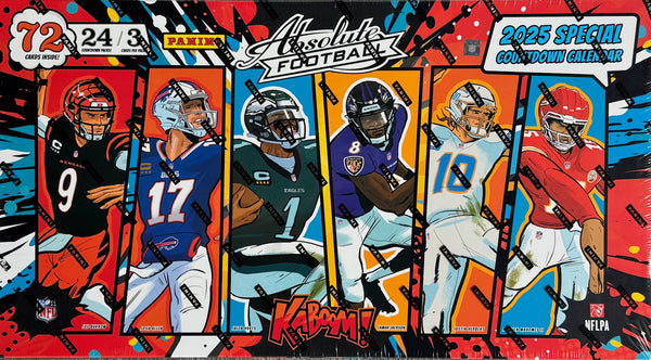 2025 Panini Absolute Football Countdown Calendar Box