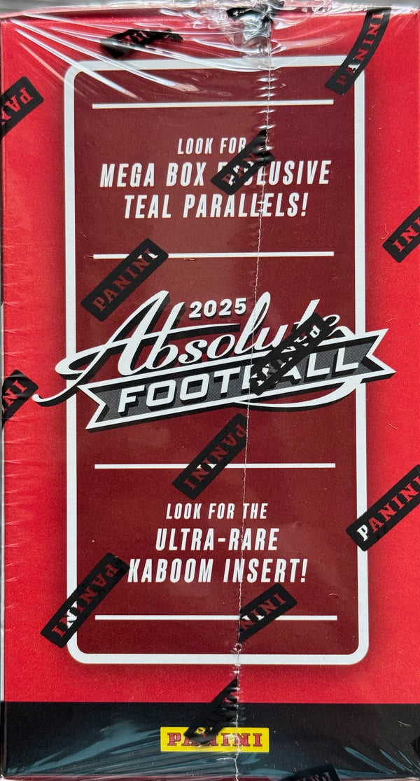 2025 Panini Absolute Football Hobby Mega Box(Exclusive Teal Parallels & Ultra Rare KABOOM)