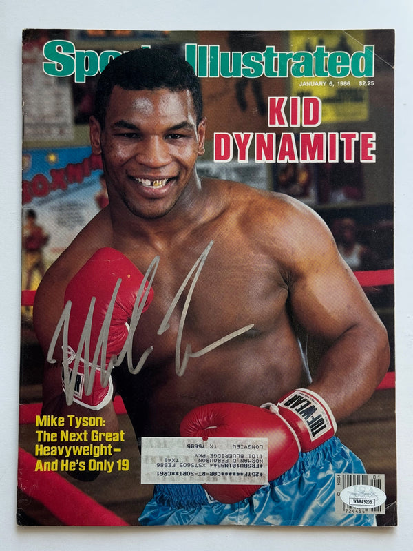 Mike Tyson Autographed Sports Illustrated Magazine - January 6, 1986 (JSA)
