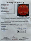Charles O'Finley Autographed Baseball (JSA)