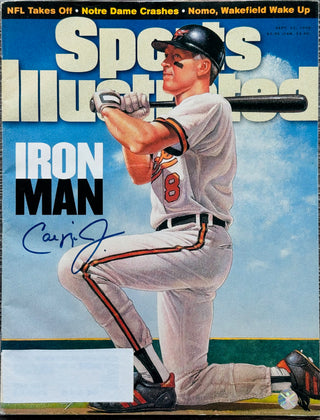 Cal Ripken Jr Autographed Sports illustrated Program September 11 1995 (Ripken Holo)