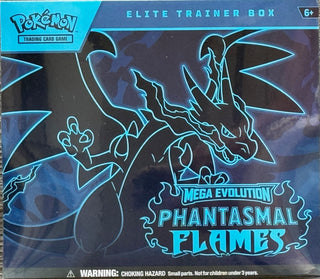 Pokemon Mega Evolution: Phantasmal Flames Elite Trainer Box Factory Sealed