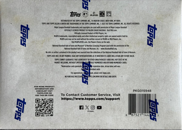 2025 Topps Allen & Ginter Baseball Hobby Box