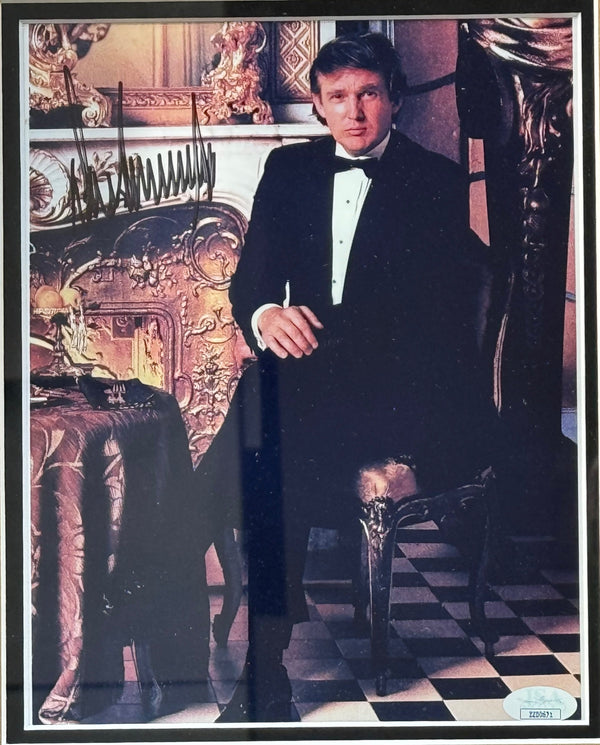 Donald Trump Autographed 8x10 Framed Photo (JSA)