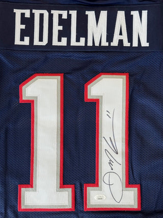 Julian Edelman Autographed New England Patriots Custom Jersey (JSA)