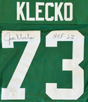 Joe Klecko Autographed Custom New York Jets Jersey (JSA Witness)
