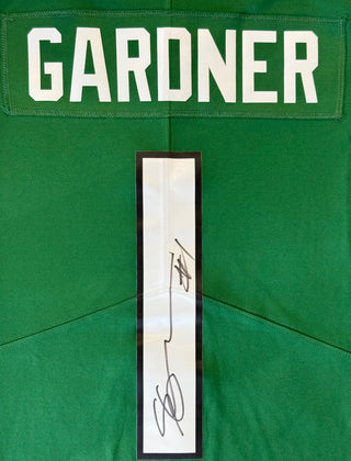 Ahmad Sauce Gardner Signed New York Jets Authentic Fanatics Green Nike Jersey (Beckett)