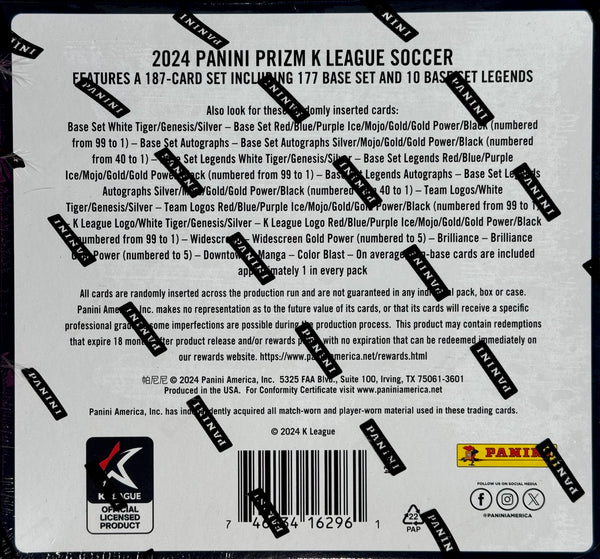 2024 Panini Prizm K League Soccer Hobby Box