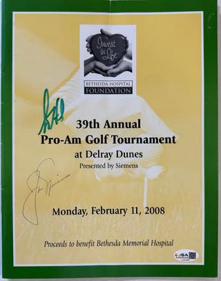 Jack Nicklaus & Scott Hoch Signed 39th Annual Pro Am Golf Tournament Program (JSA)