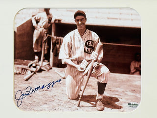 Joe DiMaggio Autographed San Francisco Seals 8x10 Framed Baseball Photo (SGC)