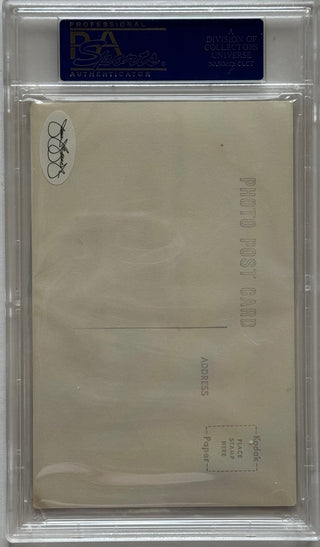 Phil Rizzuto Autographed Vintage Black & White Postcard (PSA)