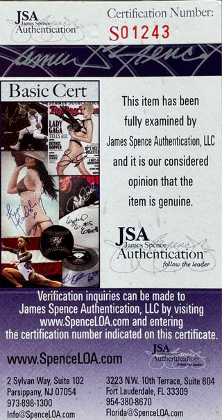 Mike Mussina Autographed 8x10 Baseball Photo (JSA)