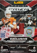 2025 Panini Prizm Draft Picks Collegiate Football Hobby Blaster (Exclusive Neon Pink Pulsar)